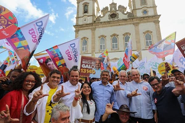 Campanha de Jerônimo Rodrigues começa com uma missa na Igreja do Bonfim