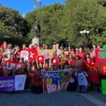 Militantes pró Lula promovem ato na Union Square em Nova Iorque
