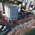 Bahia supera marca anterior e registra 2,7 milhões de visitantes no Carnaval