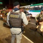 PM reforça policiamento em pontos de ônibus nas proximidades dos circuitos