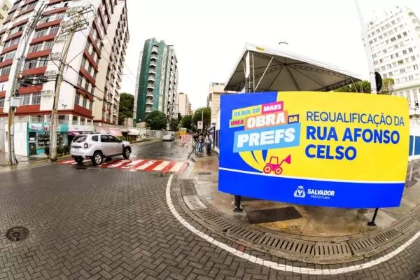 Prefeitura inicia obras de requalificação para dar mais acessibilidade na Rua Afonso Celso, na Barra