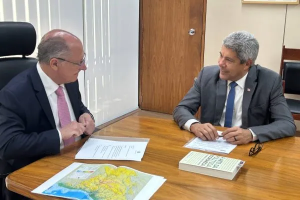 Jerônimo Rodrigues e Geraldo Alckmin conversam sobre investimentos na Bahia