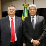 Jerônimo e ministro Flávio Dino discutem parceria em ações de Segurança Pública