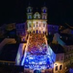 Apresentação da Orkestra Rumpilezz lota Escadaria do Passo