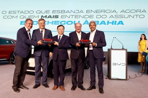 Com investimentos de R$ 3 bilhões, fábricas da BYD em Camaçari deve gerar mais de cinco mil empregos diretos e indiretos