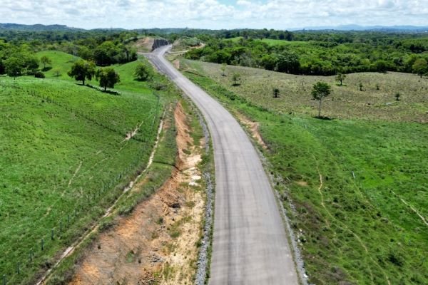 Construção da BA-649, entre Itabuna e Ilhéus, segue avançando com 60% das obras já concluídas
