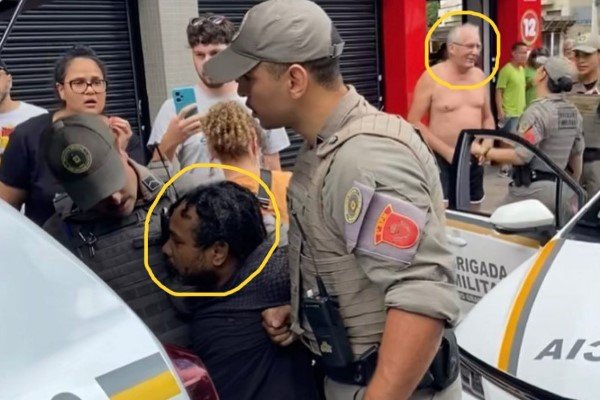 Polícia prende homem negro após tentativa de homicídio por homem branco