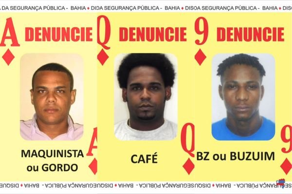 Envolvidos na morte de Mãe Bernadete entram para o Baralho do Crime da SSP