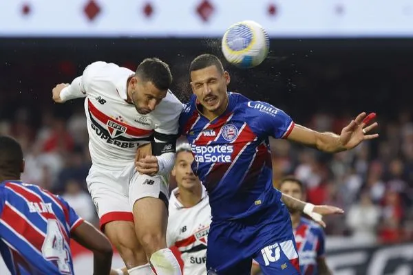 Em jogo de muitas falhas, Bahia é derrotado pelo São Paulo no MorumBis