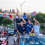 Zé Cocá, Flavinho e Hassan lideram a maior carreata da história de Jequié