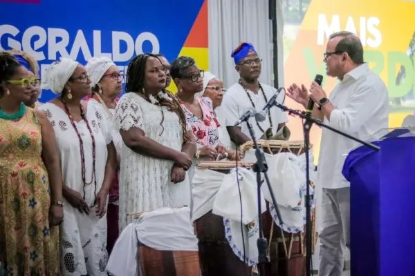 Geraldo e Fabya incorporam propostas de líderes de religiões afro ao programa de governo