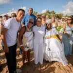 Débora Régis participa da Festa de Yemanjá em Buraquinho