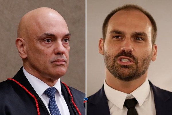 Moraes bloqueia bens, contas e Pix de Eduardo Bolsonaro
