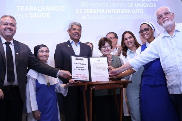 Bahia dobra leitos de UTI com convênio de R$ 14,4 milhões para as Obras Sociais Irmã Dulce