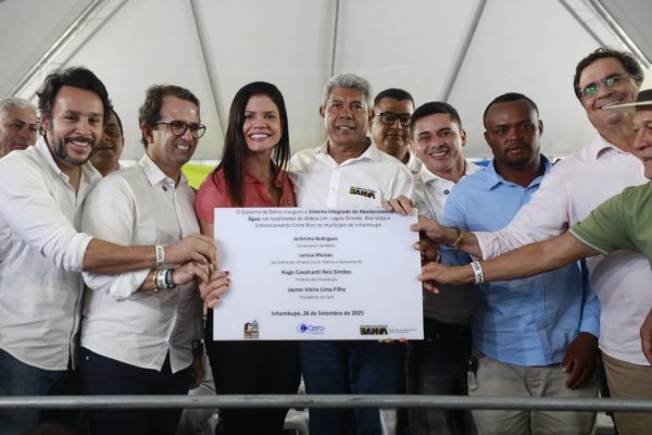 Jerônimo inaugura obras em Inhambupe e leva investimentos de R$ 29 milhões para educação, saúde e agricultura