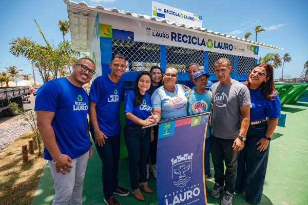Débora Regis lança o Programa Recicla Lauro em Buraquinho